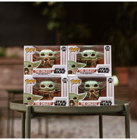 Фигурка Funko POP! Малыш Йода с лягушкой - Мандалорец (Star Wars - Baby Yoda with frog) изображение 2