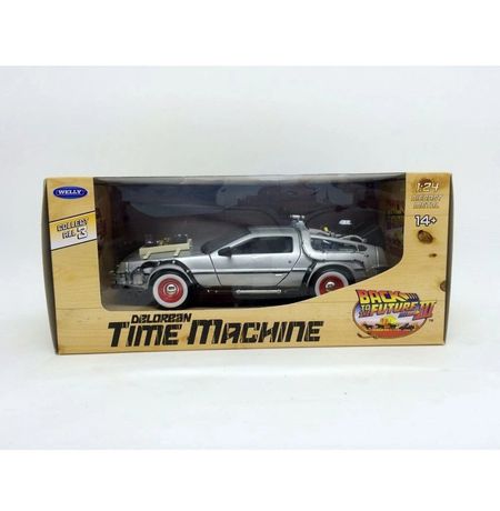 Коллекционная металлическая (Die Cast) модель Delorean из 