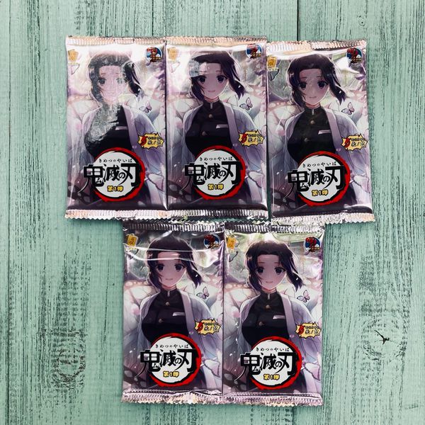 Коллекционные карточки Demon Slayer Tier 3 Набор из 5 бустеров Dino изображение 2