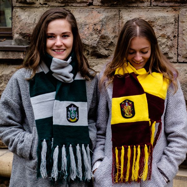 Шарф Гарри Поттер Гриффиндор (Harry Potter: Gryffindor) с широкими полосками изображение 2