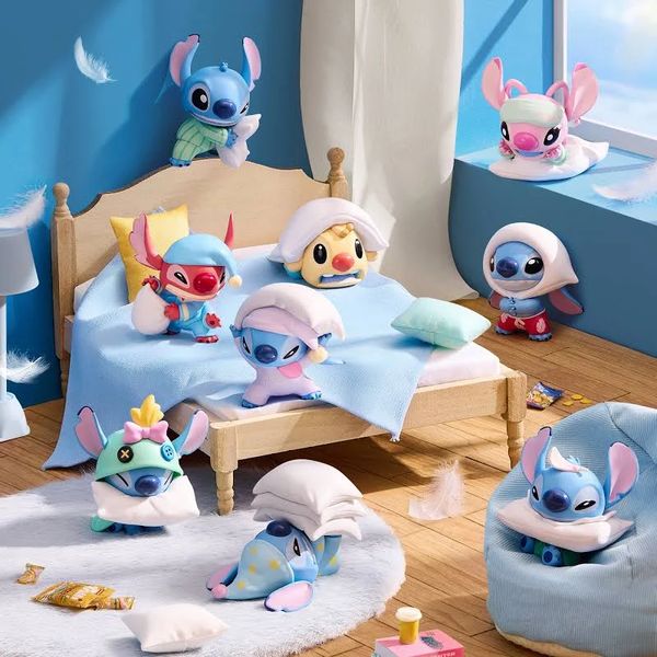 Случайная фигурка MINISO Stitch Pillow Fight (Лило и Стич) Лицензия 5-8 см изображение 3