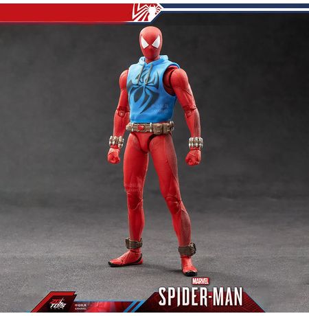 Статуэтка подвижная Бен Рейли: Алый Паук (Scarlet Spider ZD Toys) 19 см лицензия