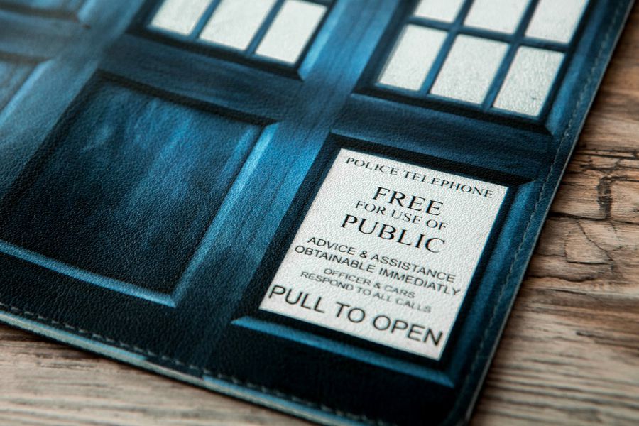 Обложка на паспорт Тардис (Доктор Кто Doctor Who) изображение 4