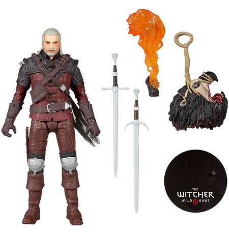 Фигурка Ведьмак - Геральт из Ривии (The Witcher - Geralt) McFarlane 18 см лицензия изображение 4