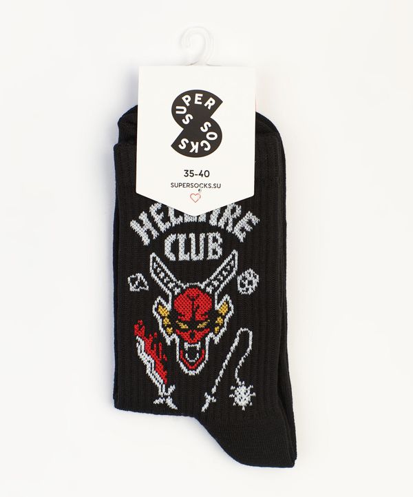 Носки SUPER SOCKS Hellfire Club черные (размер 35-40) изображение 2