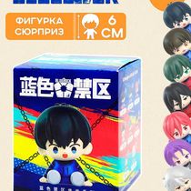 Случайная фигурка Синяя Тюрьма: Блю Лок (Blue Lock) Лицензия 6,2 см