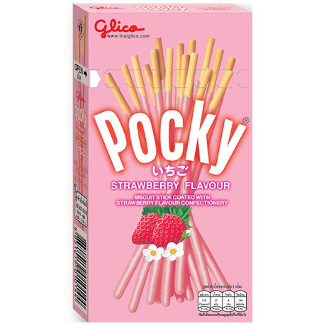Pocky Strawberry Flavour - с клубникой