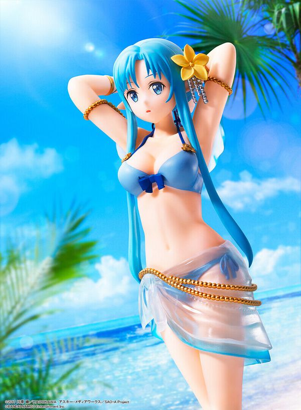 Фигурка Sword Art Online - Асуна (Asuna Espresto Figure Jewelry Materials Swimsuit) 23 см изображение 5