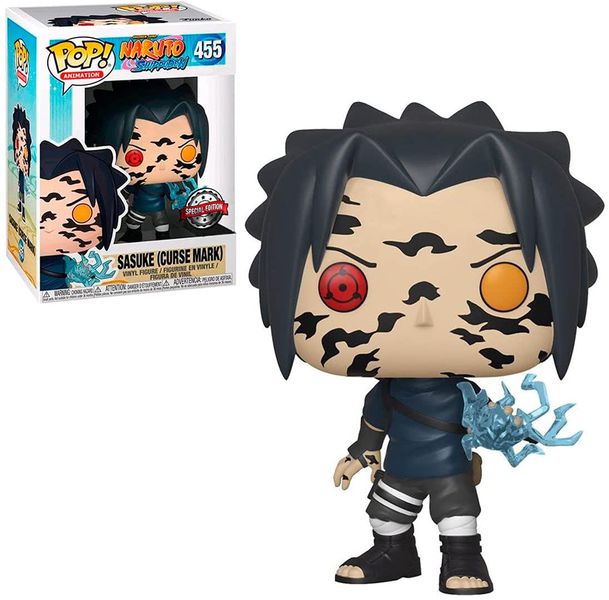 Фигурка Funko POP! Наруто - Саске с проклятой печатью Эксклюзив (Naruto - Sasuke Curse Mark) Exc