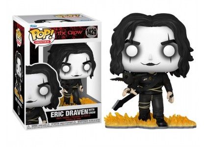 Фигурка Funko POP! Ворон - Эрик Дрейвен (The Crow) в стойке изображение 3