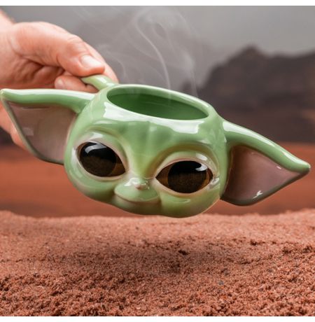 Кружка Малыш Йода - Мандалорец 3D (Mandalorian - The Child) изображение 3
