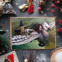 Открытка Гарри Поттер - Гарри на гиппогрифе 10,5х15