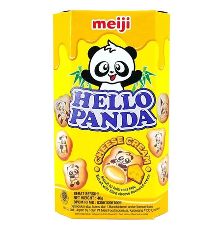 Печенье Meiji Hello Panda Cheese Cream сырное 45 г