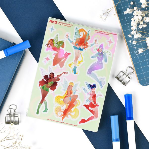 Наклейки Винкс (Winx), стикеры NKS Mini