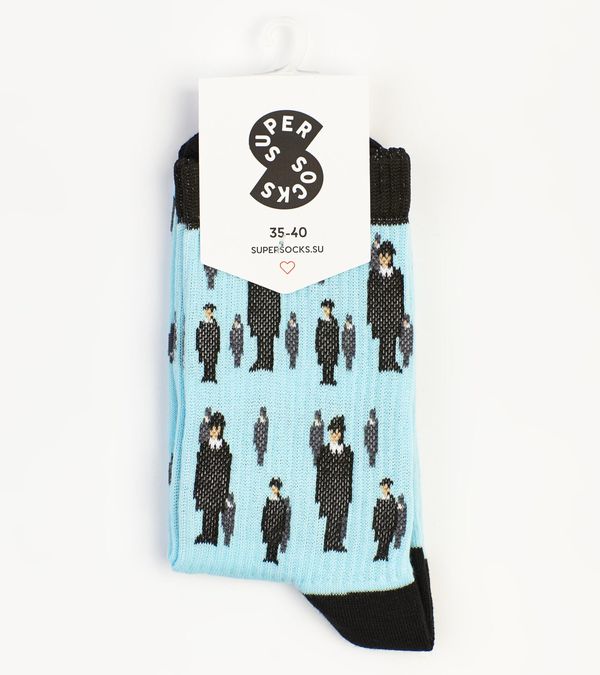 Носки SUPER SOCKS Голконда - Рене Магритт (размер 35-40) изображение 2