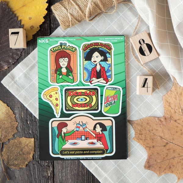Наклейки Дарья, стикеры NKS Mini