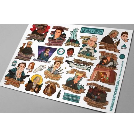 Наклейки Детройт (Detroit)