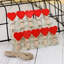 Декоративные прищепки Сердечки