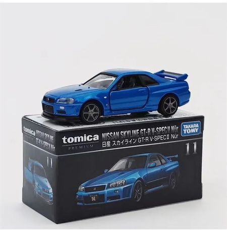Коллекционная металлическая (Die Cast) модель Takara Tomy - Nissan Skyline GT-R V-SPEC II Nur, 1:64