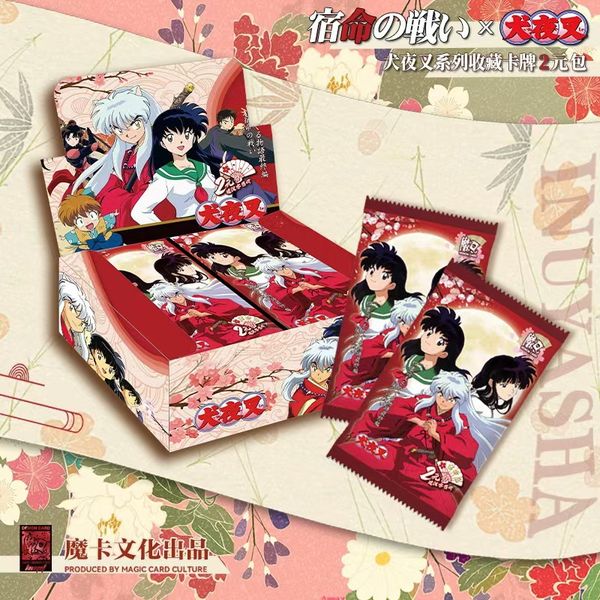 Коллекционные карточки Инуяша (InuYasha) Тир 2, 3 штуки в бустере