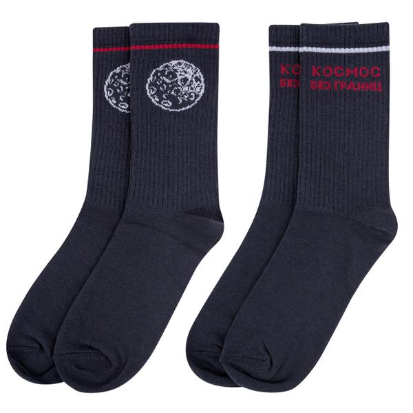 Носки Космос, в тубусе, 2 пары