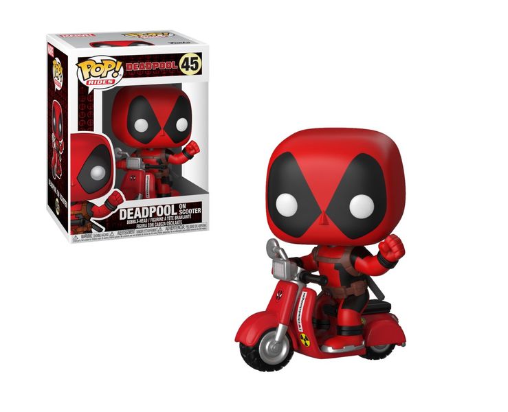 Фигурка-башкотряс Funko POP! Дэдпул на скутере (Deadpool on Scooter)