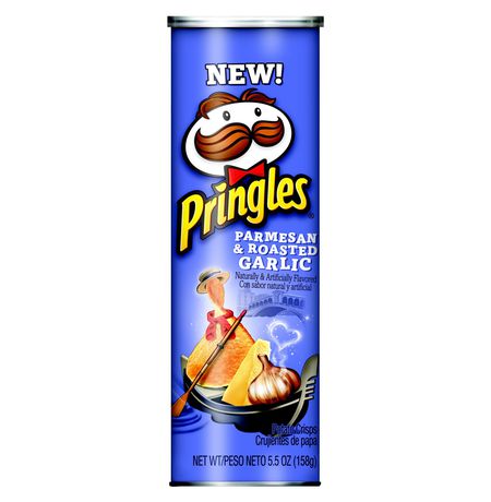 Чипсы Pringles Пармезан и Жареный чеснок