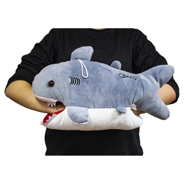 Мягкая игрушка Акула трогательная на руку изображение 2