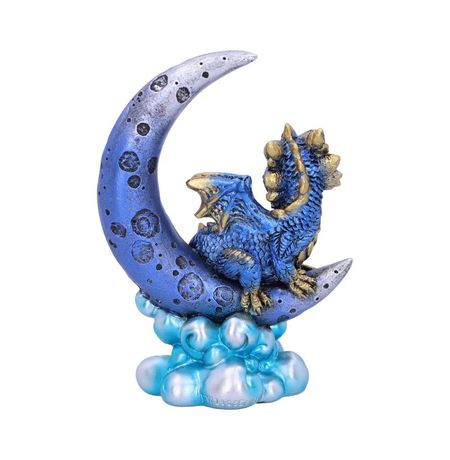 Статуэтка Дракон на полумесяце, синий изображение 3
