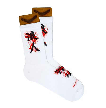 Носки Ронин (размер 34-39), белые, BOOOMERANGS