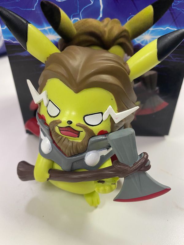 Фигурка Покемон - Пикачу Тор (Pokemon - Pikachu Thor) 10 cм УЦЕНКА изображение 2