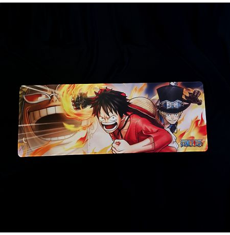 Коврик компьютерный Ван Пис - Луффи, Сабо и Дофламинго (One Piece)