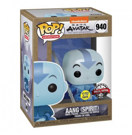 Фигурка Funko POP! Аватар - Аанг Эксклюзив Светится в темноте (Avatar - Aang Spirit Exclusive GW)