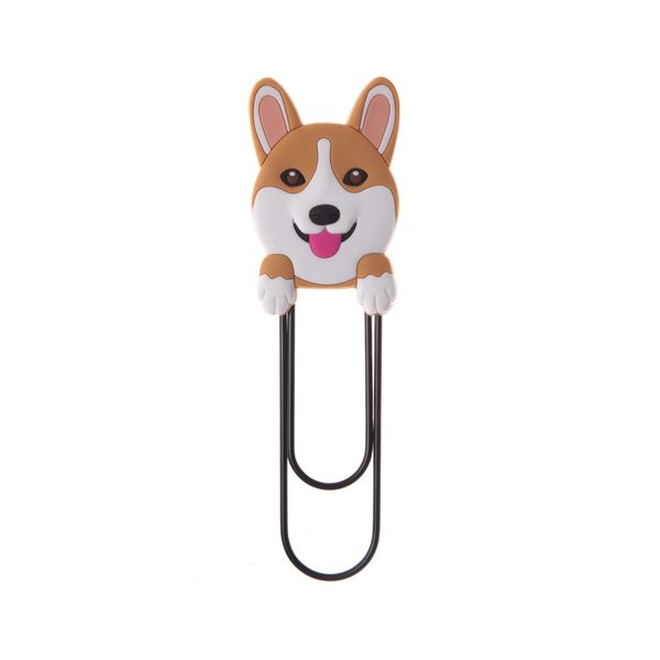 Закладка-скрепка Собака: Корги