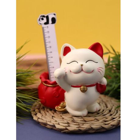 Копилка Манэки-нэко с подставкой для канцелярии