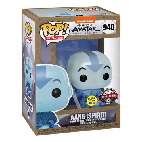 Фигурка Funko POP! Аватар - Аанг Эксклюзив Светится в темноте (Avatar - Aang Spirit Exclusive GW)