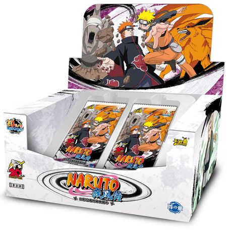 Коллекционные карточки Наруто Серия 5 - Тир 4 - 5 штук в бустере (Naruto)