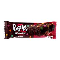 Кекс шоколадный Papita Brownie Вишня и цветные драже 40 гр
