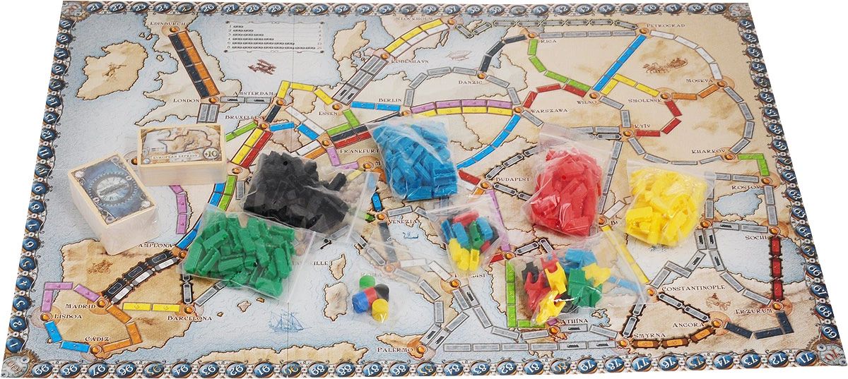 Настольная игра Ticket to Ride: Европа (Билет на поезд 3-е русское издание) изображение 2