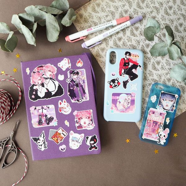 Стикеры Аниме Харадзюку наклейки NKS изображение 4