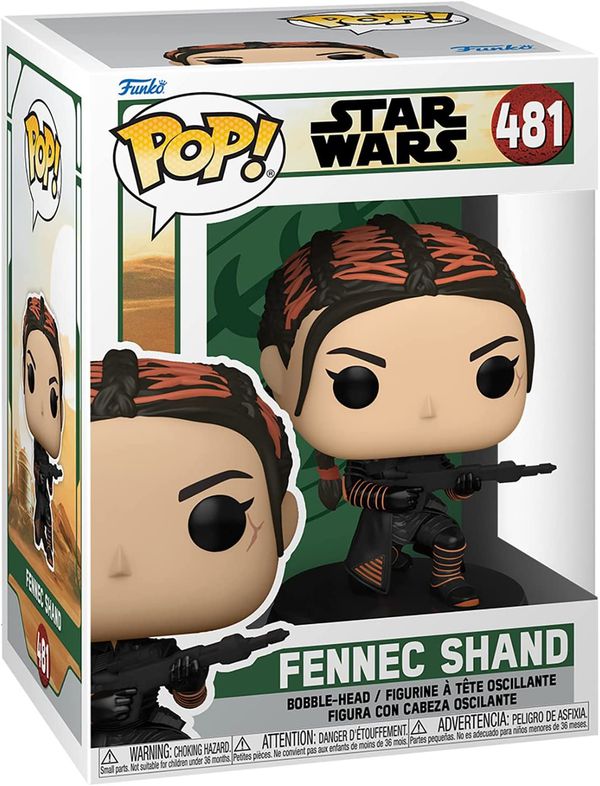 Фигурка Funko POP! Боба Фетт - Феннек Шэнд (Star Wars - Fennec Shand Book Of Boba Fett) №481