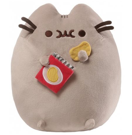 Мягкая игрушка Пушин с чипсами (Pusheen)
