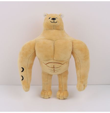 Мягкая игрушка Мем Качок Доге (Swole Doge Mem) 22 см