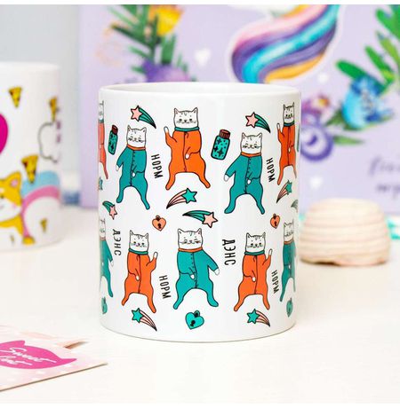 Кружка Кот Дэнс