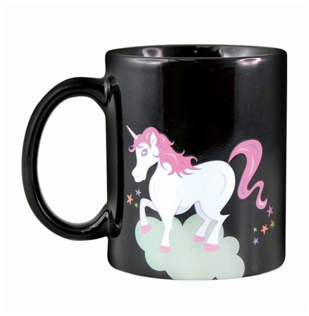 Кружка-хамелеон Единорог реагирующая на тепло