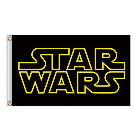 Флаг Звёздные Войны (Star Wars) лого