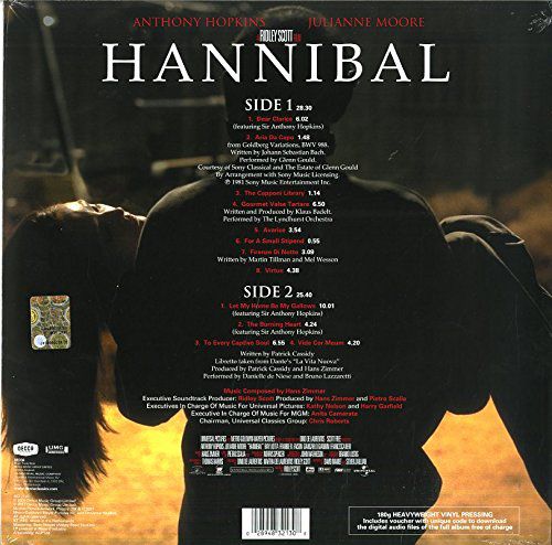 Виниловая пластинка Hans Zimmer – Hannibal OST (Саундтрек, 180 g) изображение 2