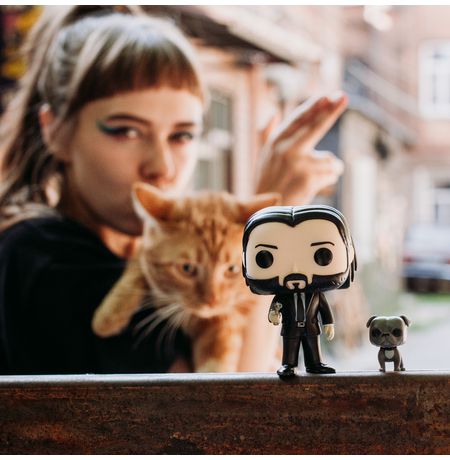 Фигурка Funko POP! Джон Уик с собакой (John Wick with dog) изображение 2