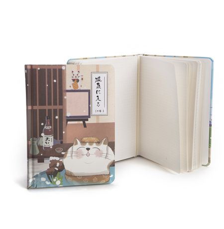 Блокнот Японский кот балдеет