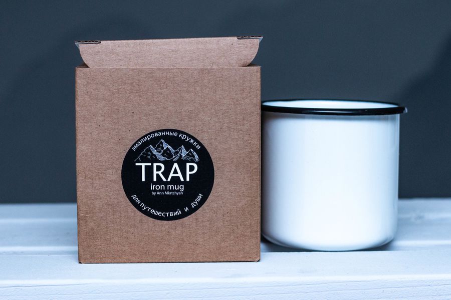 Кружка Круг эмалированная изображение 3